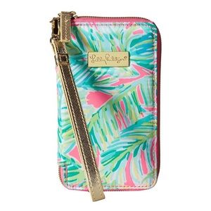Lilly Pulitzer Tiki Palm Wristlet/Wallet